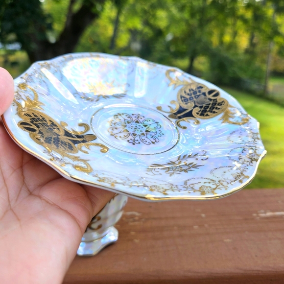 Royal Sealy Bone China Teacup & Saucer Lusterware Made in Japan Vintage - Picture 7 of 10